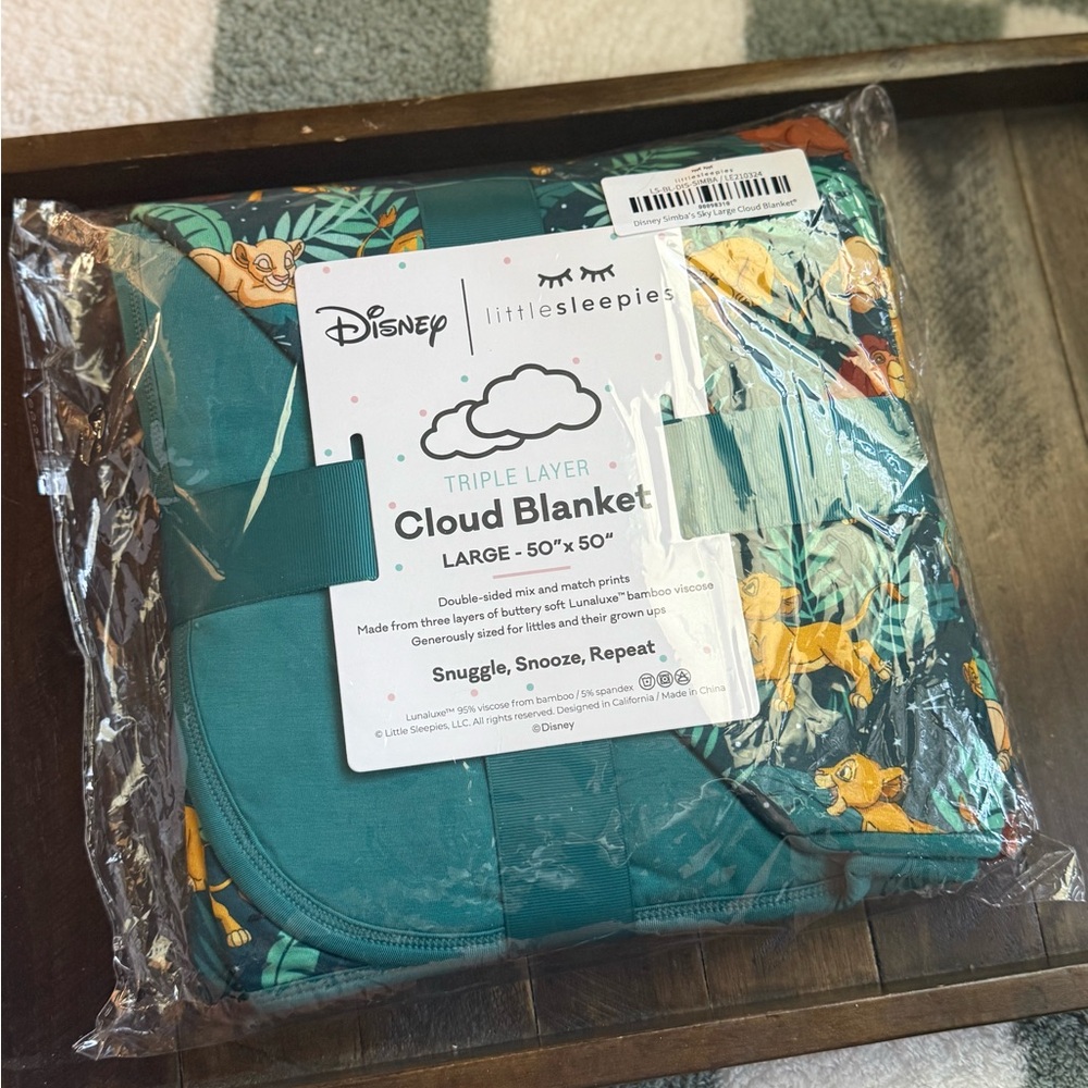 Little Sleepies Lion King- Cloud Blanket